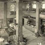 The grand lobby of the Emerson Hotel in its heyday. (Courtesy of the Poulson Museum)