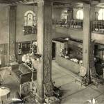 The grand lobby of the Emerson Hotel in its heyday. (Courtesy of the Poulson Museum)