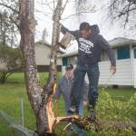 Gusts nearing 70 mph whip region Friday