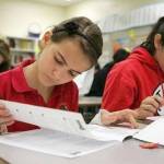 Charlotte Southern | Miami Herald                                 Language arts students at Carver Middle School in Miami-Dade County, Florida, prepare for the state assessments.