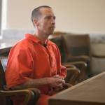 (Aaron Lavinsky | The Daily World) Brian Basset listens in during a preliminary hearing in Grays Harbor County Superior Court on Monday, June 16, 2014, in Montesano.