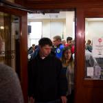 (Corey Morris | The Vidette) A packed Grays Harbor County District Court courtroom clears out following an appearance for the James D. Walker who is accused of running over two people at Donkey Creek Campground over Memorial Day weekend.