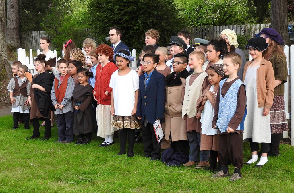 All 32 of North River School&rsquo;s students from pre-K through fifth grade had roles in the play. (Photo by Kat Bryant | The Daily World)