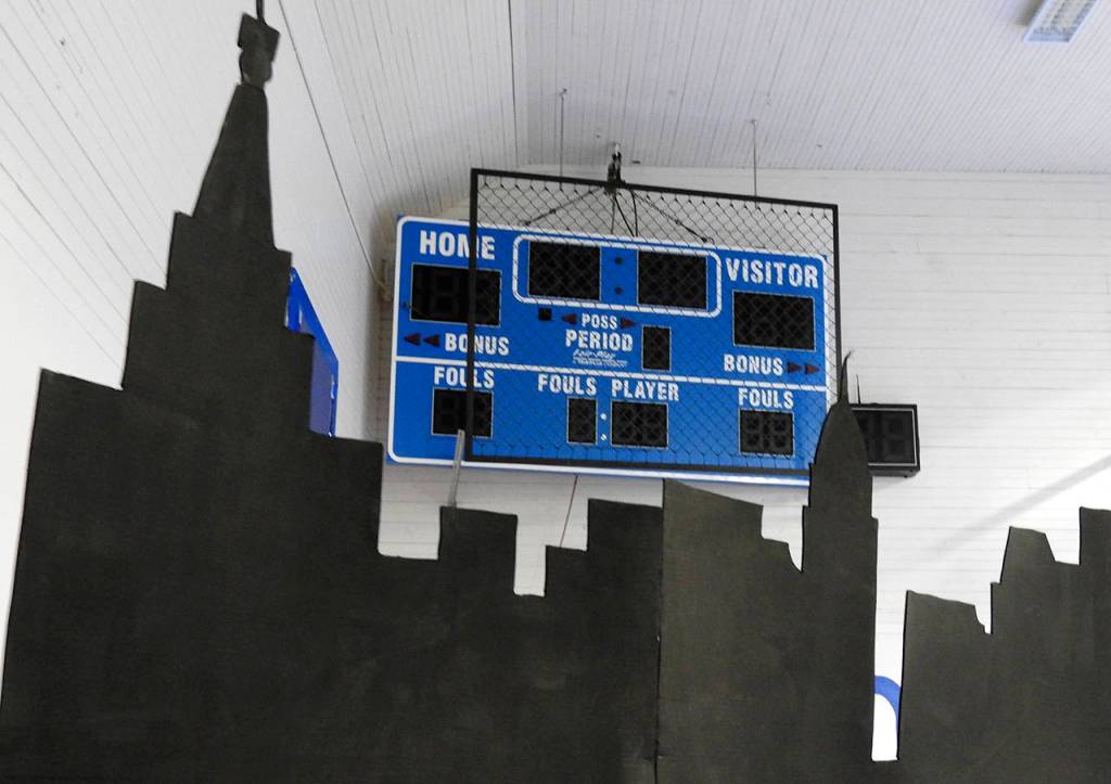 The play was staged in the school&rsquo;s gym. (Photo by Kat Bryant | The Daily World)