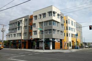 LOW INCOME HOUSING INSTITUTE PHOTO                                The Low Income Housing Institute&rsquo;s vision for a low income housing development in the Aberdeen/Hoquiam area would be modeled on the Billy Frank Jr. building that is nearing completion in downtown Olympia. It has 43 units, is close to transportation, parks and schools and targets the general homeless population, homeless young adults, veterans and disabled people under the age of 61 who are exiting institutional care in favor of community-based independent living.