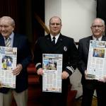 DAN HAMMOCK | THE DAILY WORLD                                The Daily World&rsquo;s annual Citizen of the Year banquet was held Thursday at the Hoquiam Elk&rsquo;s Lodge. Pictured left to right are Citizen of the Year Dr. Eugene Schermer, Firefighter of the Year Josh Ambrose, and Police Officer of the Year Mike Styner.
