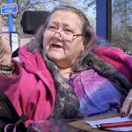 Keith Myers | Kansas City Star                                 Leah Aviel of south Kansas City, Missouri, motors around town come rain or shine.