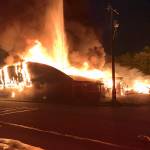 (Hoquiam Police Department Photo) A fire early Wednesday morning did extensive damage to a business on the Fifth Street Extension in Hoquiam.