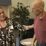 Courtesy of UCLA Health                                 An actor trained to play a patient with advanced Alzheimer&rsquo;s disease, right, role-plays with a participant at UCLA Health&rsquo;s Alzheimer&rsquo;s Caregiver Boot Camp.