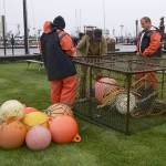 Visitors to last year&rsquo;s Commercial Fishing Festival in Westport got a close look at a king crab pot and many other pieces of equipment used on the sea. (Photo courtesy Westport Maritime Museum)