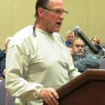 Jim Brannan speaks before the Ocean Shores City Council on Monday night.