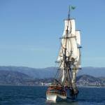 Lady Washington is a replica of the first American ship to sail to the West Coast, an 18th-century brig.