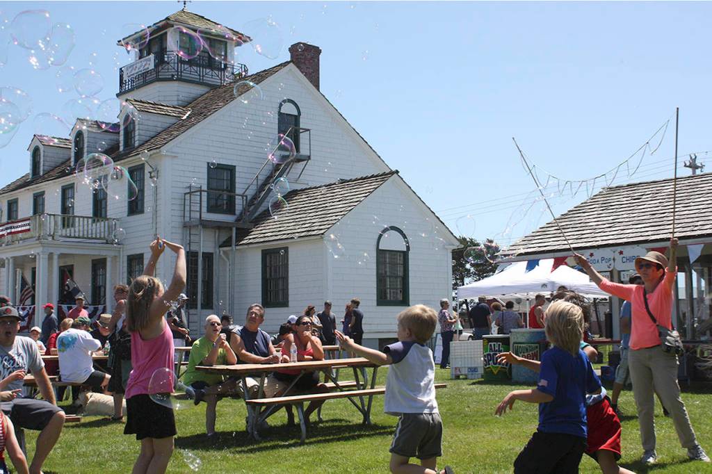 (File photo)                                The Old Fashioned 4th of July celebration takes place at the Westport Maritime Museum.