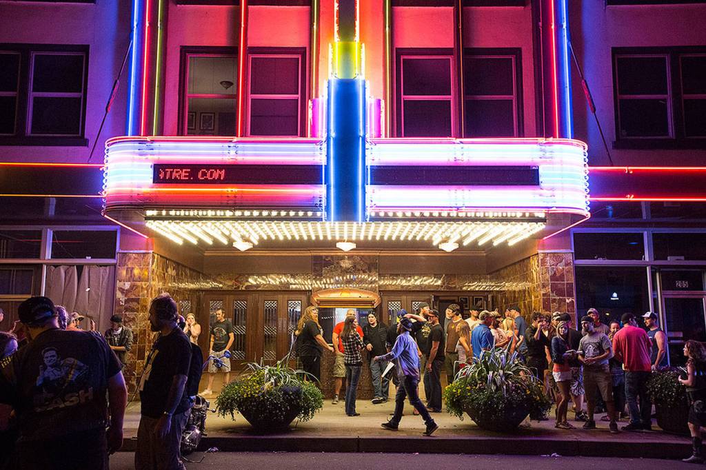 photos by Gabe Green | The Daily World                                The first Kurt Cobain Days concert was held at the D&R Theatre in 2015. Now known as Pay to Play, the festival has expanded to three days.