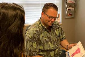 Dr. Carey Martens is one of just nine doctors to perform a hysterectomy using the new Contained Tissue Extraction device, which is far less invasive than a traditional hysterectomy and lessens risk and recovery time for patients.