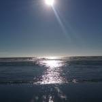 Photo by Lolita Cupit                                Expect plenty of sunshine this week just like in this photo taken last week by Lolita Cupit of the sun setting over the beach at Ocean Shores.