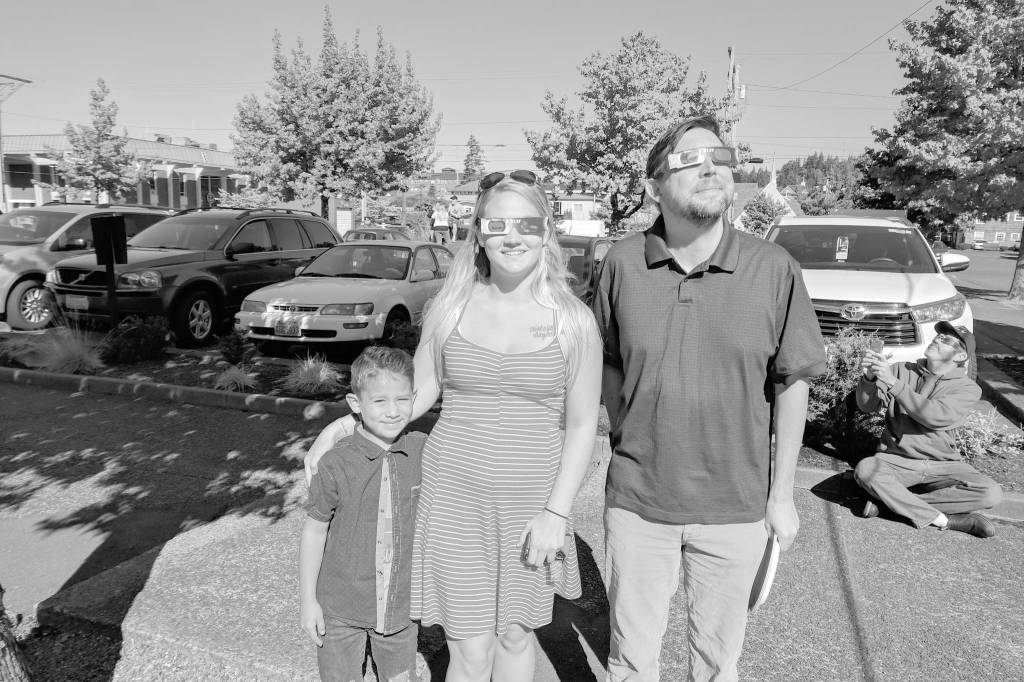 Fog lifts and Harborites get a solar show