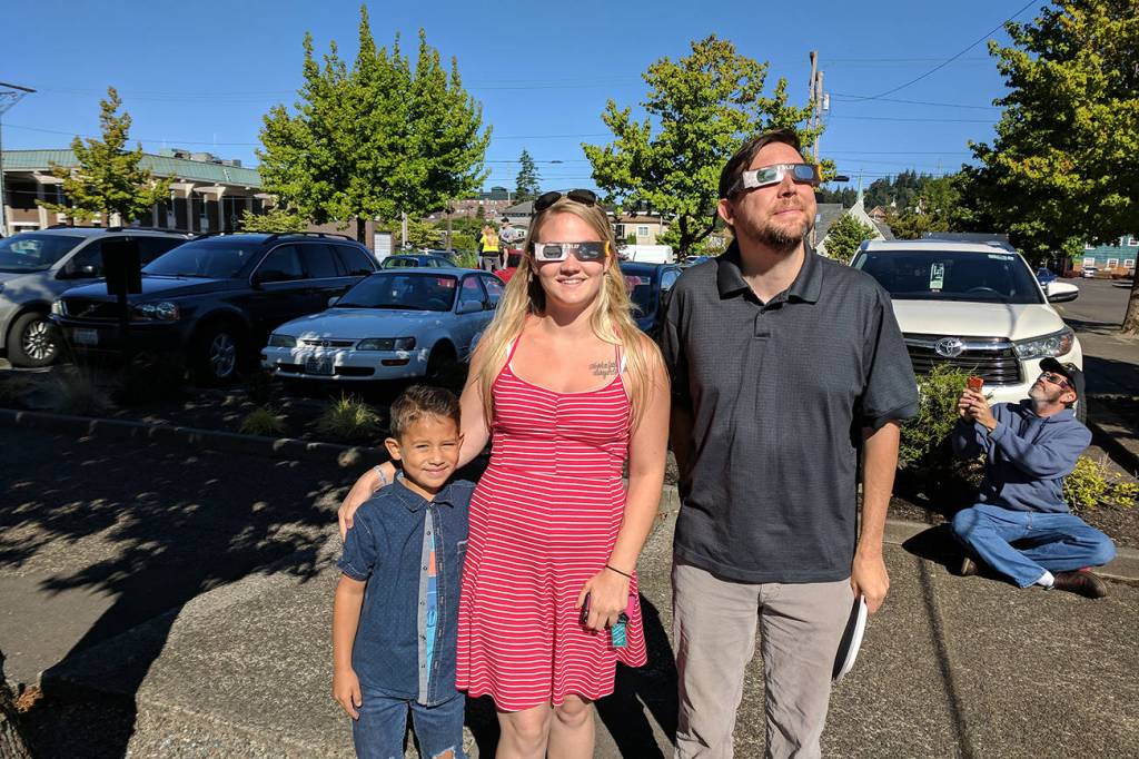 Fog lifts and Harborites get a solar show