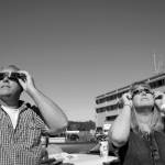 Fog lifts and Harborites get a solar show