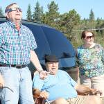 Fog lifts and Harborites get a solar show