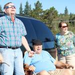 Fog lifts and Harborites get a solar show