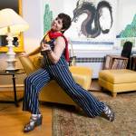 Karen Getz, Philadelphia dance and theater artist and dance captain of 1987&rsquo;s &ldquo;Dirty Dancing,&rdquo; at her Bala Cynwyd home. (Jessica Griffin | Philadelphia Inquirer)