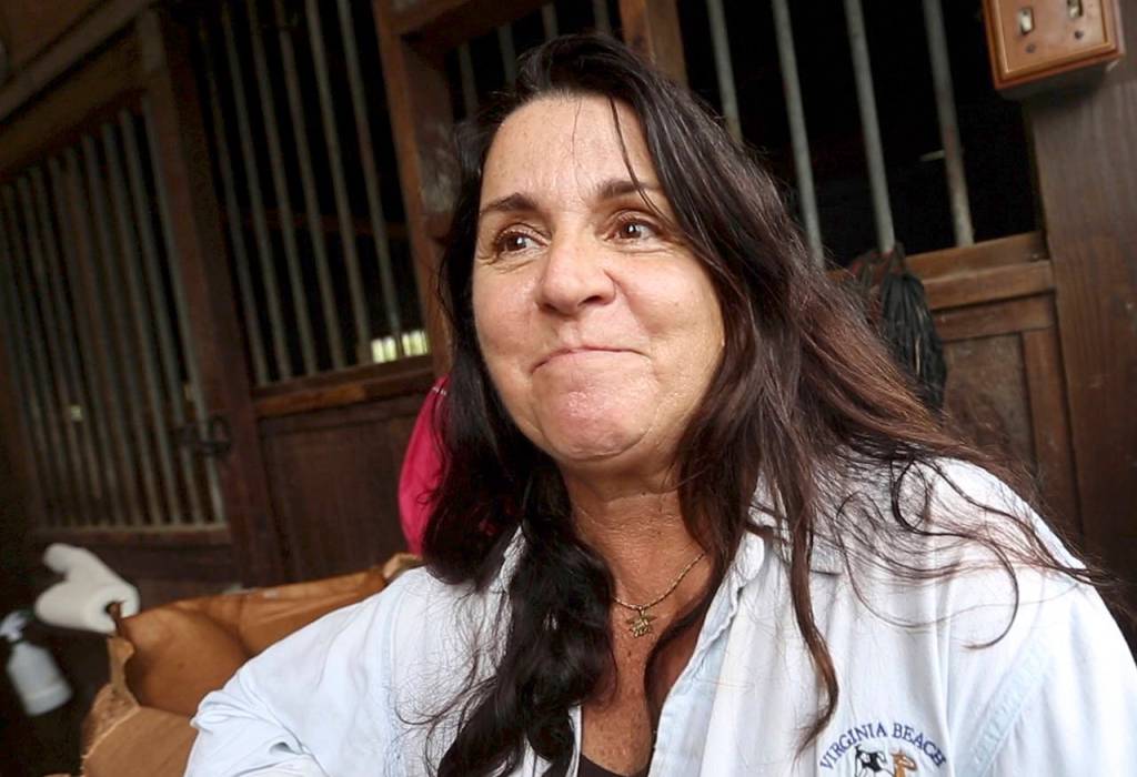 Sali Gear of Island Dog Rescue chartered a plane to bring more than 300 dogs and cats back from the U.S. Virgin Islands damaged by Hurricane Irma. (Steve Earley | The Virginian-Pilot)