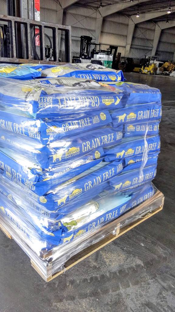 Pet food donation to Grays Harbor and Pacific counties