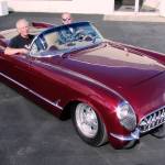 Scott D. Johnston | For Grays Harbor Newspaper Group                                 Ed Duncan, right, purchased this rare 1954 Corvette from Ken Strom, left, to enter it in the ninth annual Show N&rsquo; Shine at the Shores this weekend at Quinault Beach Resort and Casino, produced by the Pushrods of Hoquiam.
