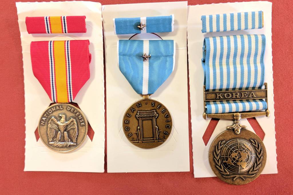 Korean War vet gets medals 65 years later
