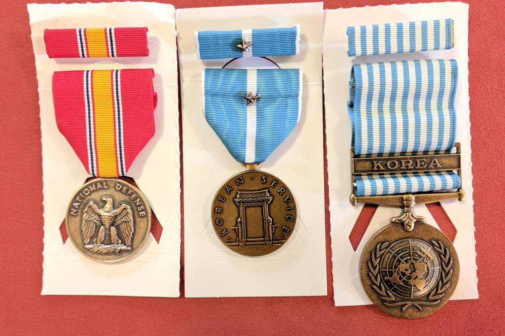 Korean War vet gets medals 65 years later