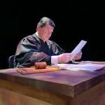 (Photo by Bri Bonell) Aberdeen attorney Gary Morean plays Judge Ron in &ldquo;Hannah, Standing Up.&rdquo;