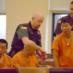Todd Bennington | The Vidette Four Chinese men arrested in relation to a major illegal marijuana grow operation made their initial appearance in Grays Harbor County Superior Court on Friday afternoon. Their arraignment was set for Dec. 11.