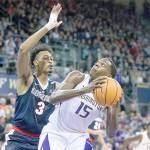 Huskies fall hard in 97-70 loss to No. 12 Gonzaga