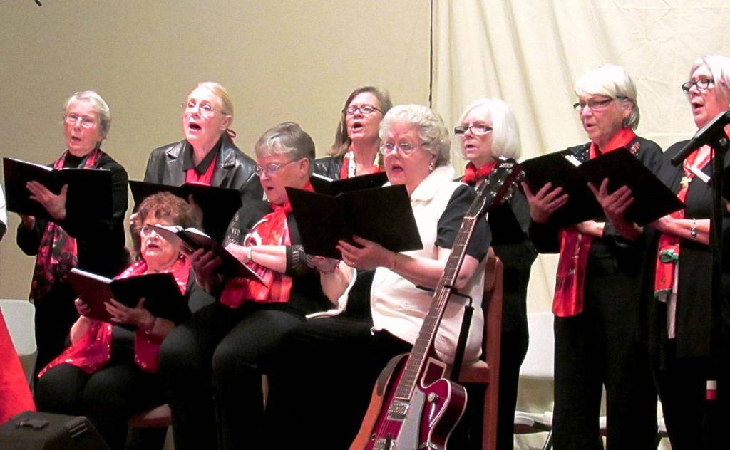 Scott D. Johnston | For Twin Harbors Newspaper Group                                 The North Beach Singers will perform their final 2017 Christmas concert today to collect food bank donations.
