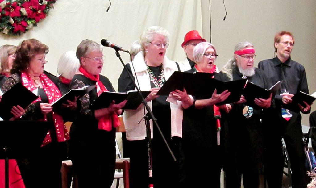Scott D. Johnston | For Twin Harbors Newspaper Group                                 The North Beach Singers will perform their final 2017 Christmas concert today to collect food bank donations.