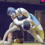 Aberdeens Tatum Heikkila came up with a victory in the final bout of the night to give the Bobcat girls wrestling team a victory over Centralia on Thursday. (Brendan Carl Photography)