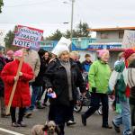 Ocean Shores women’s march elevates multiple causes