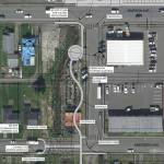 (Aberdeen Public Works) A blueprint shows part of the first phase of construction in the to Fry Creek Restoration project. The project will involve widening the creek banks as shown, as well as taking out part of Aberdeen Avenue and constructing a walking path.