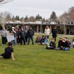 Students protest gun violence with walk-out at Grays Harbor College