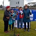 (Courtesy Felicia Mullins) The Raging Grannies perform at the Grays Harbor March For Our Lives Event Saturday afternoon in Zelasko Park.