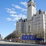Trump loses first skirmish in suit over Washington hotel profits