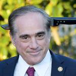 Veterans Affairs Secretary David Shulkin looks on during a Halloween event at the South Lawn of the White House Oct. 30, 2017 in Washington, D.C. Shulkin was fired by President Trump on Wednesday. (Olivier Douliery/Abaca Press/TNS)