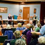 Resident Cynthia Wilkerson asked a question about troubles in the North Beach School District.