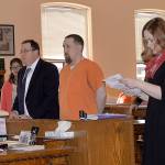 DAN HAMMOCK | THE DAILY WORLD                                James Donald Walker was sentenced to the maximum of just over 7 1/2 years for second degree manslaughter for the death of James Jimmy Smith-Kramer on a gravel bar off Donkey Creek Road just under a year ago. Walker had pled guilty to the charge and four others associated with Smith-Kramers death and injuries caused to Henry Phillip Anderson during the same incident.