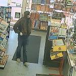 HOQUIAM POLICE DEPARTMENT                                Hoquiam Police are seeking this man, who was caught on video robbing the SmokeTown convenience store on Simpson Avenue Friday evening. Armed with a large black knife, the man was able to evade capture even after being confronted by an armed citizen as he attempted to pry open the stores cash drawer with the knife.