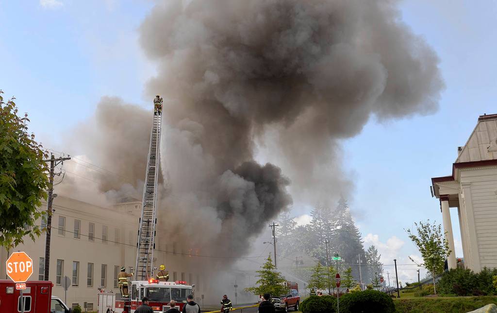 More photos from the Armory fire