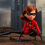 Disney-Pixar                                Elastigirl, voiced by Holly Hunter, shines in her action scenes in the long-awaited sequel to The Incredibles.