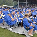 DAN HAMMOCK | THE DAILY WORLD                                Nearly 200 students received their degree from Grays Harbor College on Friday at Stewart Field in Aberdeen. More than 300 degrees were actually bequeathed on the Class of 2018, including, for the first time in school history, a number of four-year bachelors degrees.
