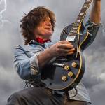 Photo courtesy Randy Linder                                Randy Linder takes the persona of John Fogerty in his Creedence tribute.